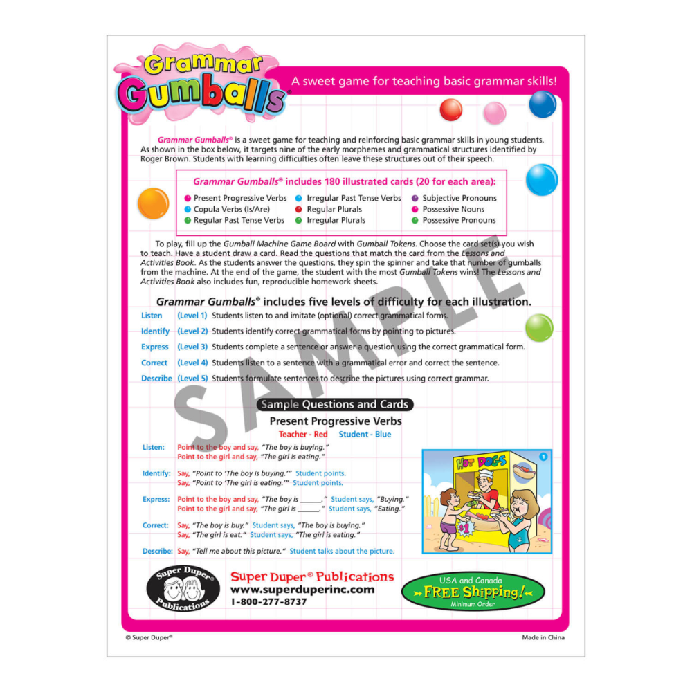 Grammar Gumballs® Bundle