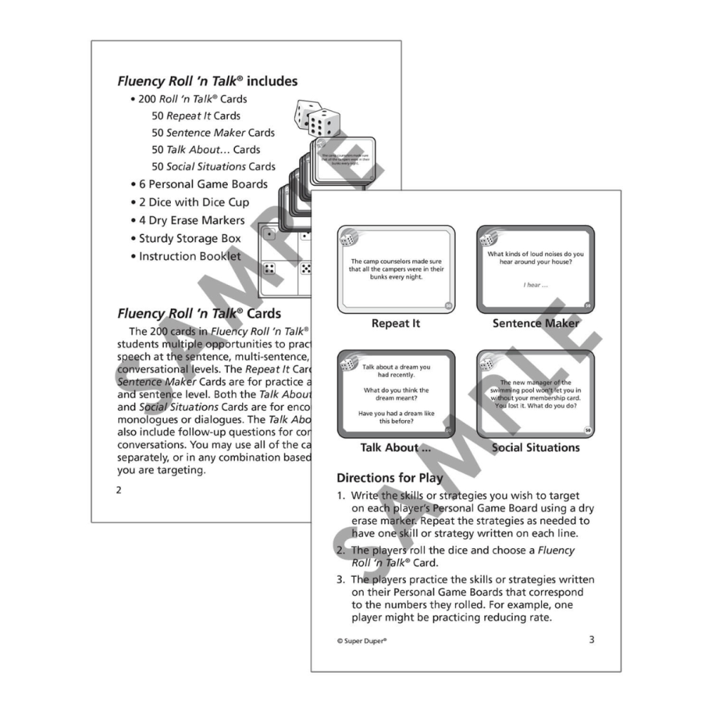 Fluency Roll 'N Talk®