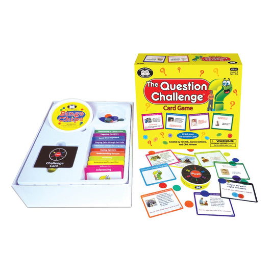 The Question Challenge Card Game interactive educational game that teaches children how to problem solve and think critically