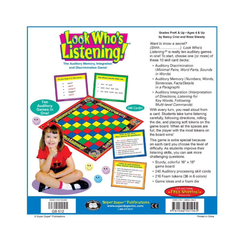 Look Who's Listening!® Board Game
