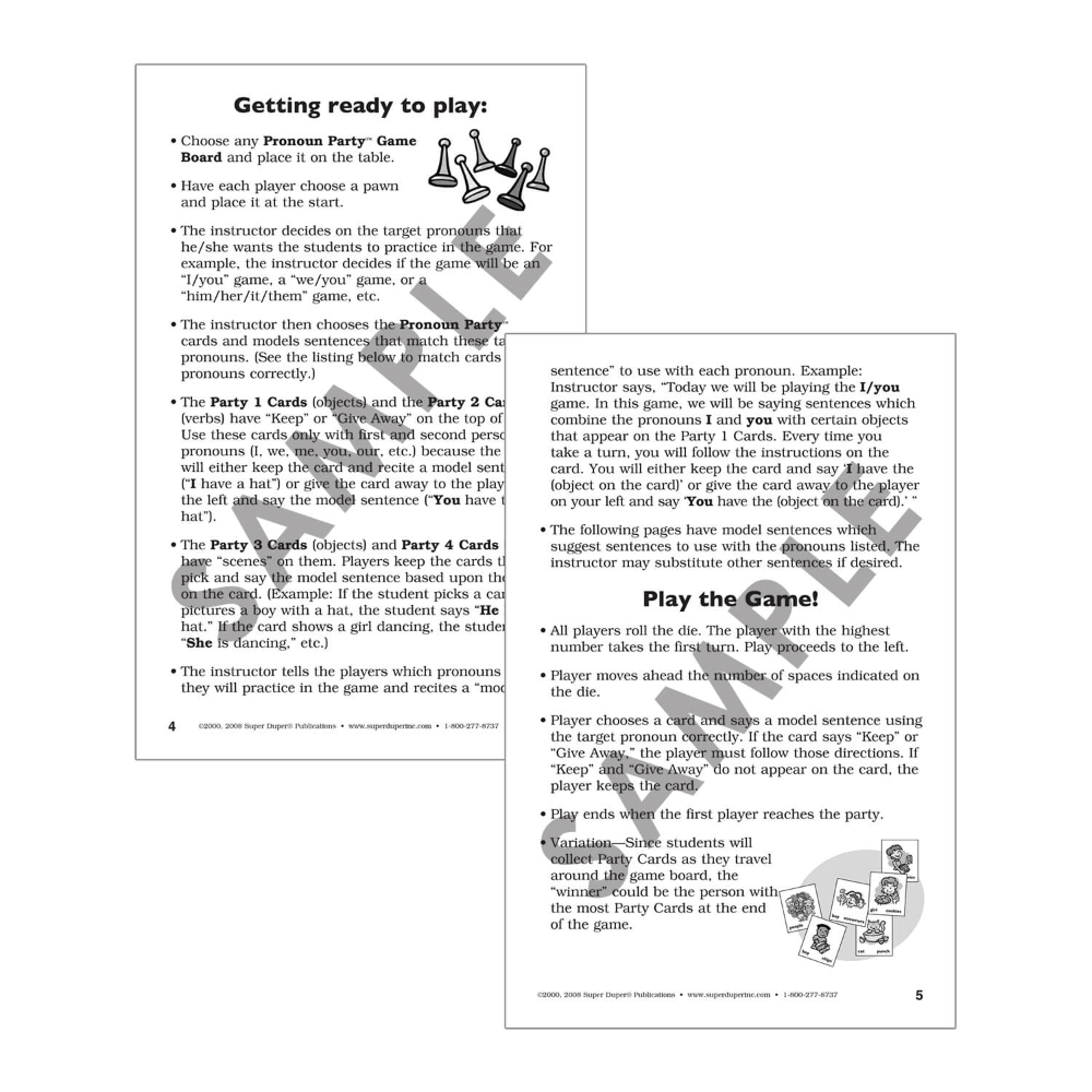 Pronoun Party® Games