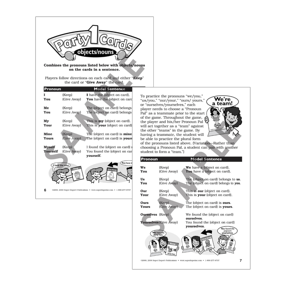 Pronoun Party® Games