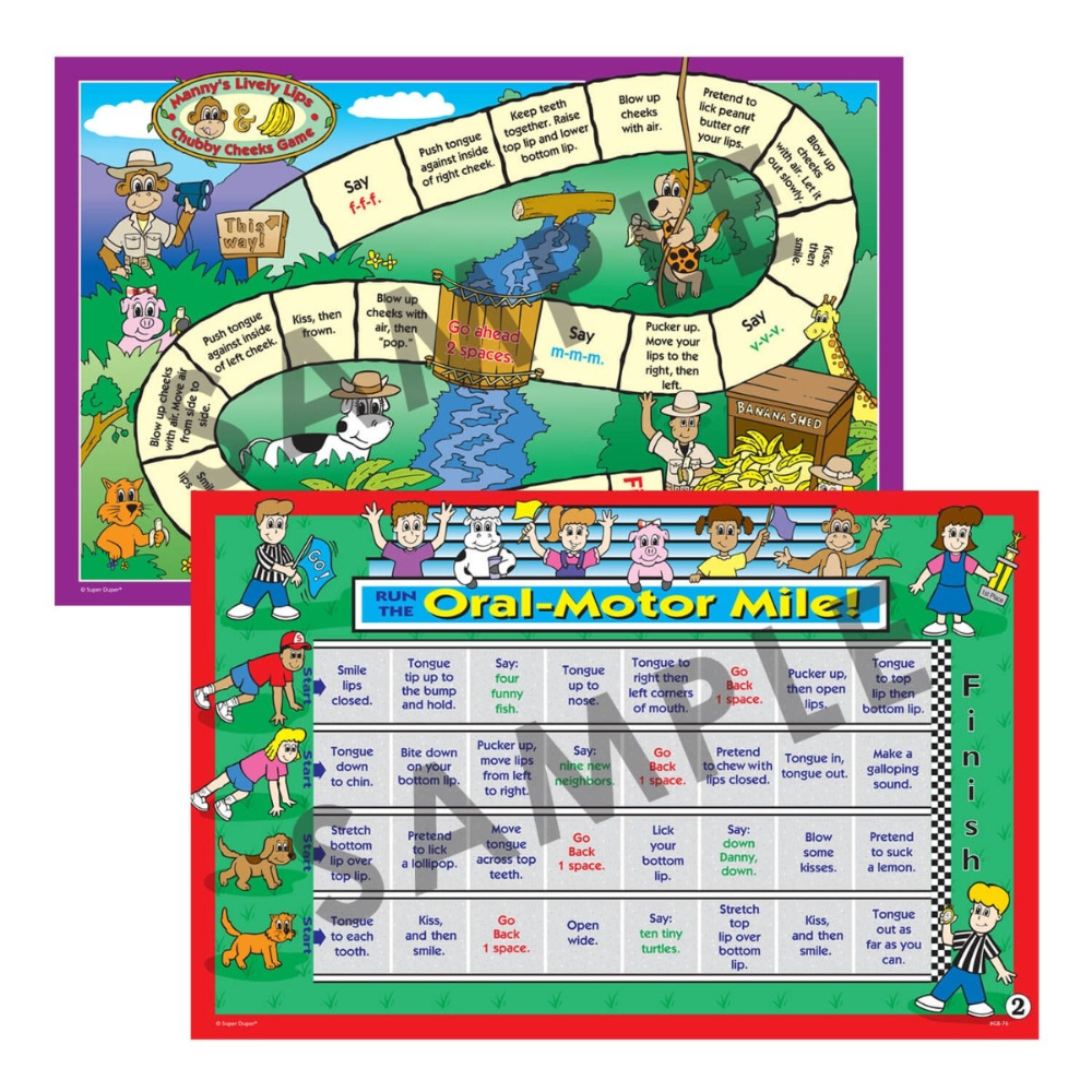 "Can Do"® Oral-Motor Game Boards