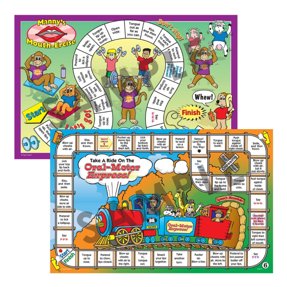 "Can Do"® Oral-Motor Game Boards