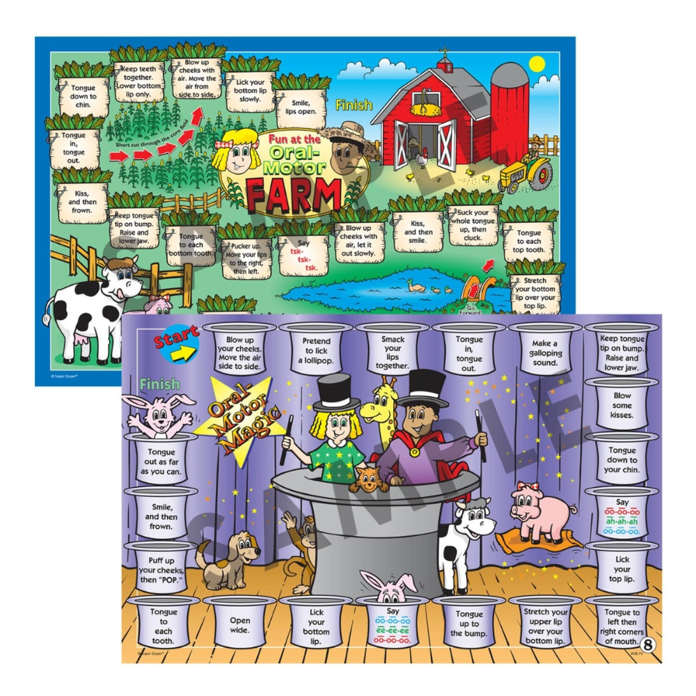 "Can Do"® Oral-Motor Game Boards