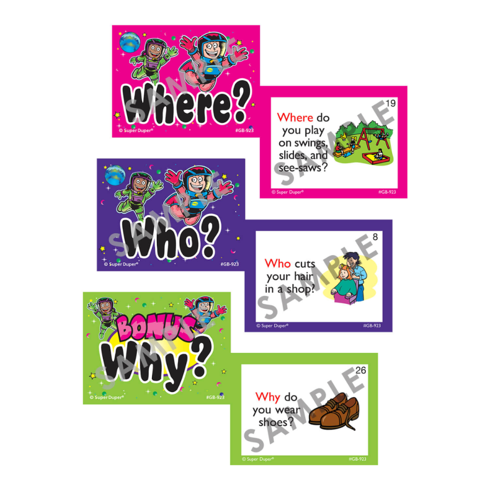 "WH" Question Blast-Off Board Game