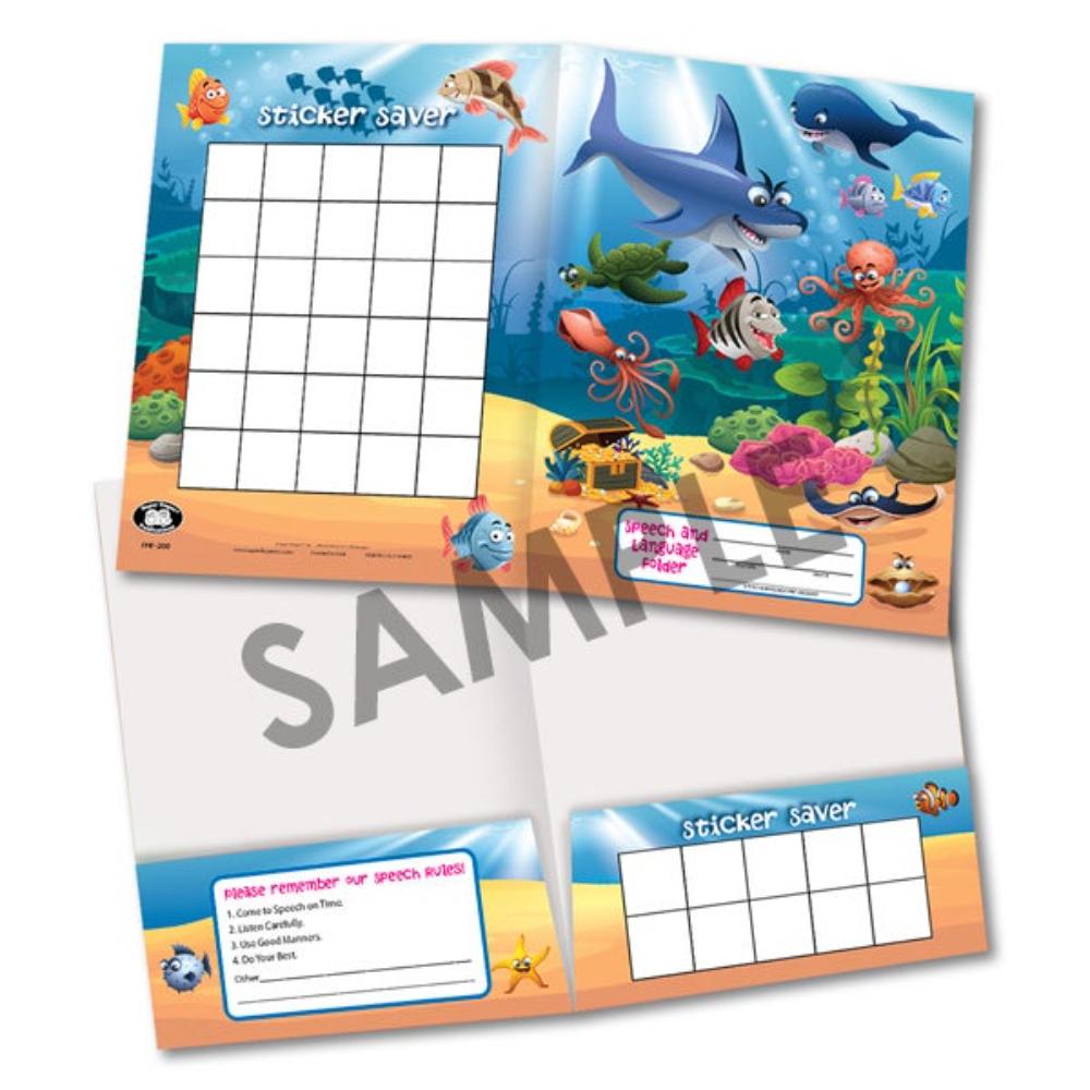 Speech and Language Homework Folders