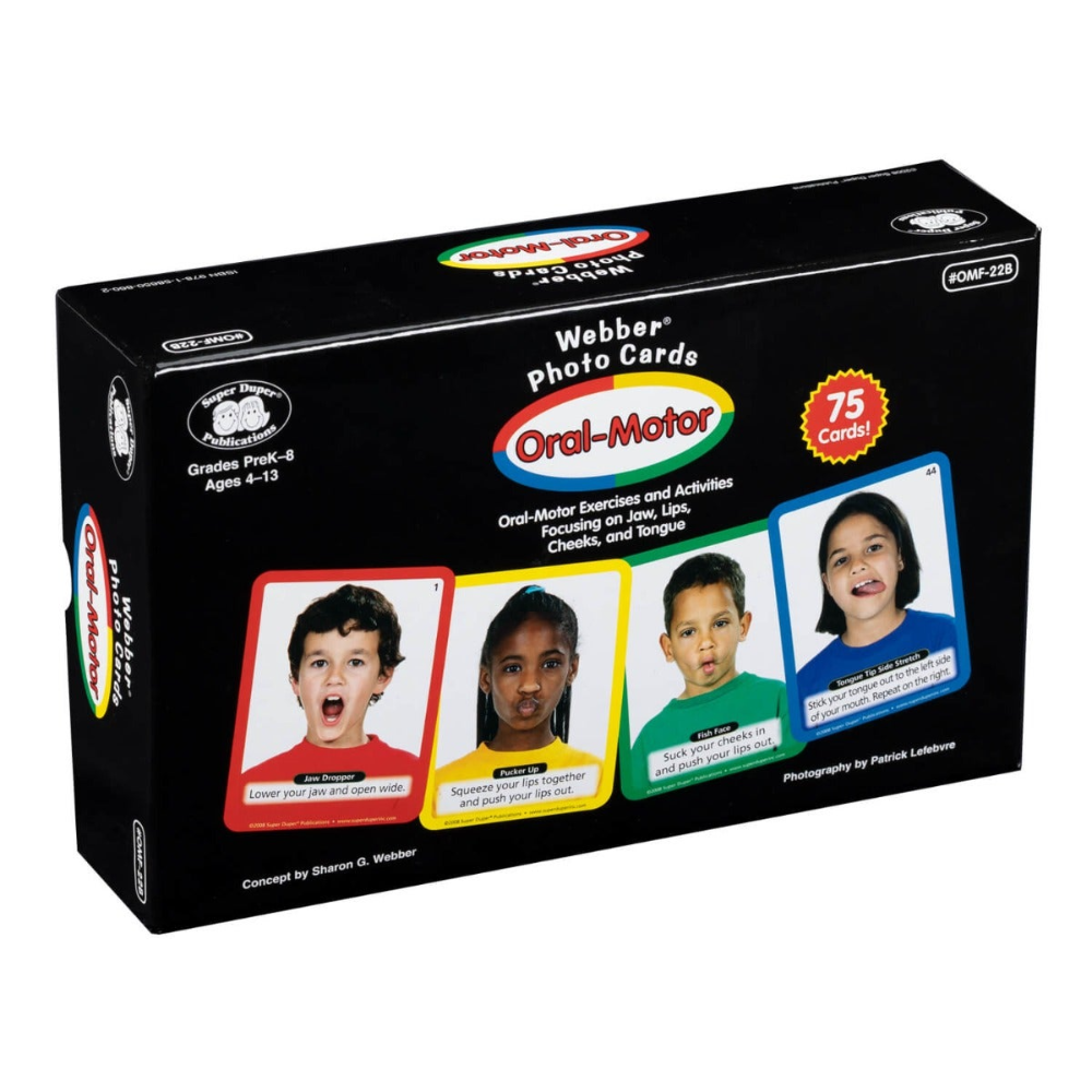 Webber® Oral Motor Photo Cards