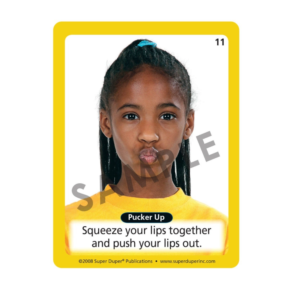 Webber® Oral Motor Photo Cards