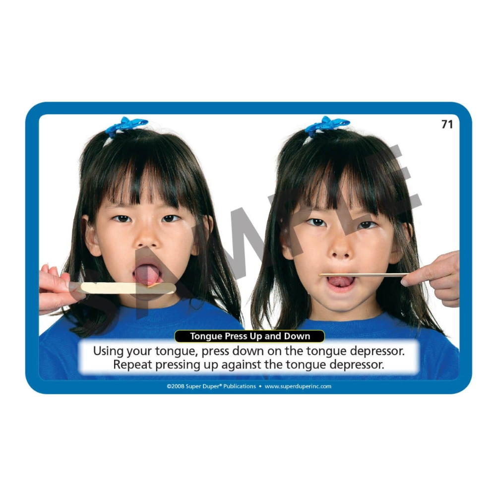 Webber® Oral Motor Photo Cards