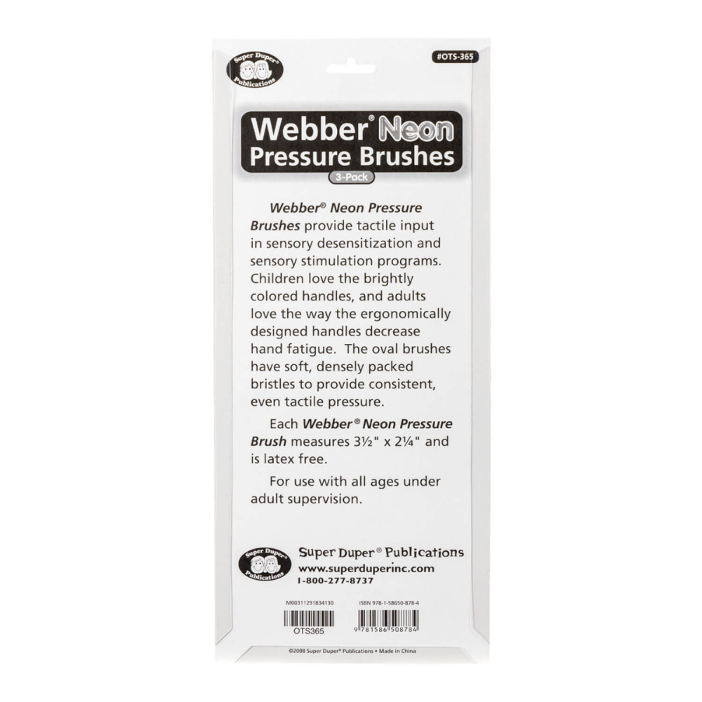 Webber® Neon Pressure Brushes