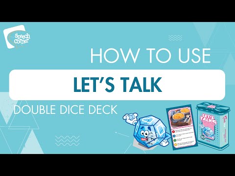A video demonstrating how to use the Let's Talk Double Dice Add-On Deck for building conversation skills.