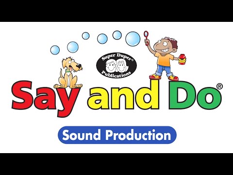 Speech-Language Pathologist (SLP) explaining how to use the Say And Do® Sound Production Flip Book and Activities for Apraxia 