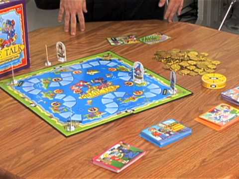A video of a Speech-Language Pathologist (SLP) demonstrating how the Pirate Talk® Board Game helps children develop expressive and receptive language skills