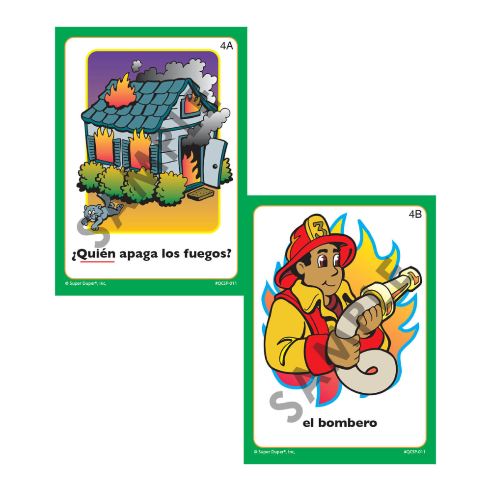 Spanish Ask and Answer Question Cards (Tarjetas de Pregunta)