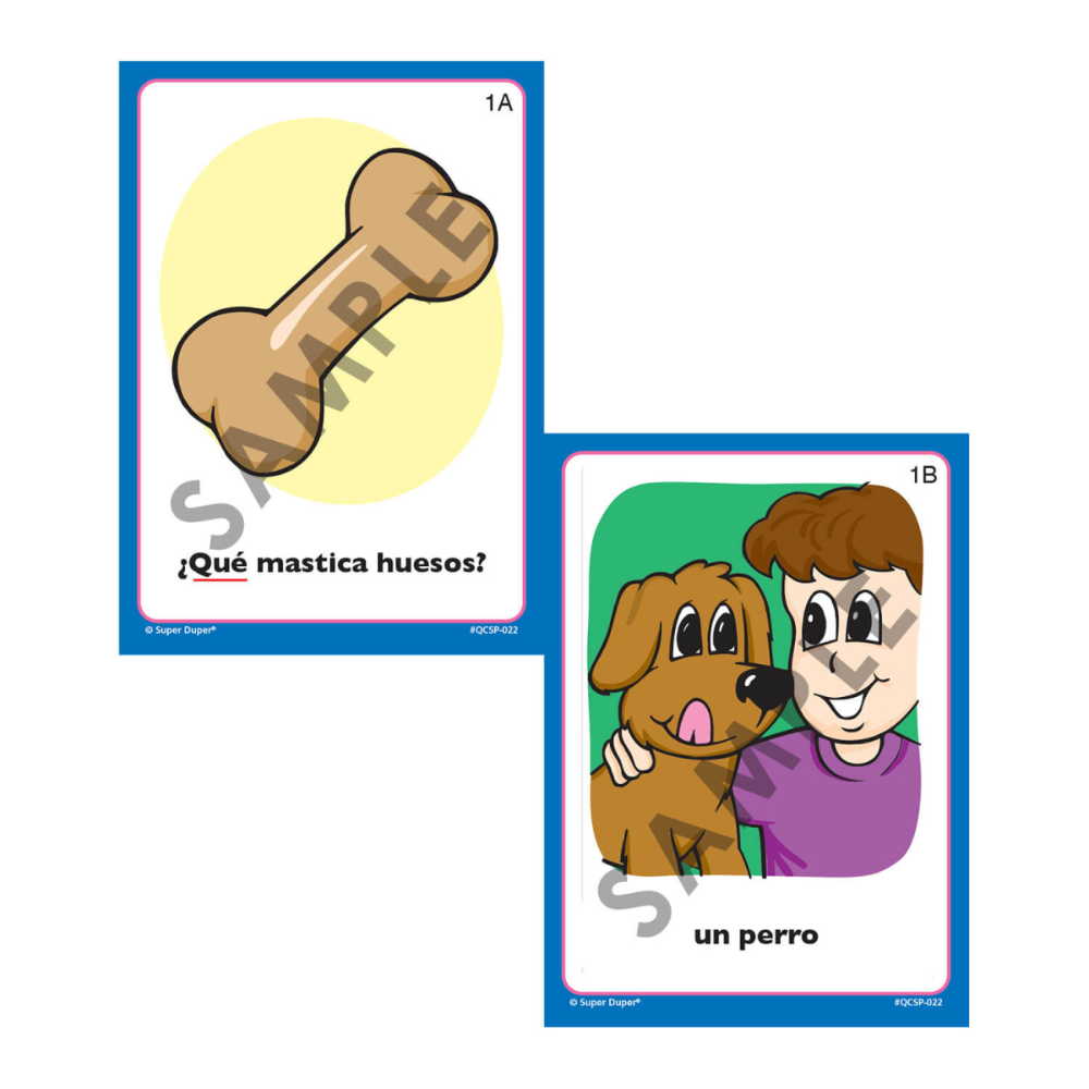 Spanish Ask and Answer Question Cards (Tarjetas de Pregunta)