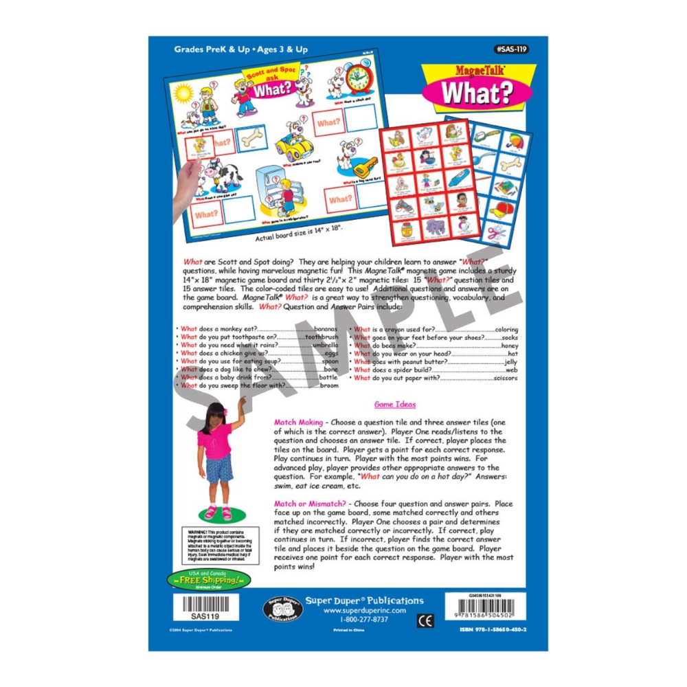 MagneTalk "WH" Questions Bundle