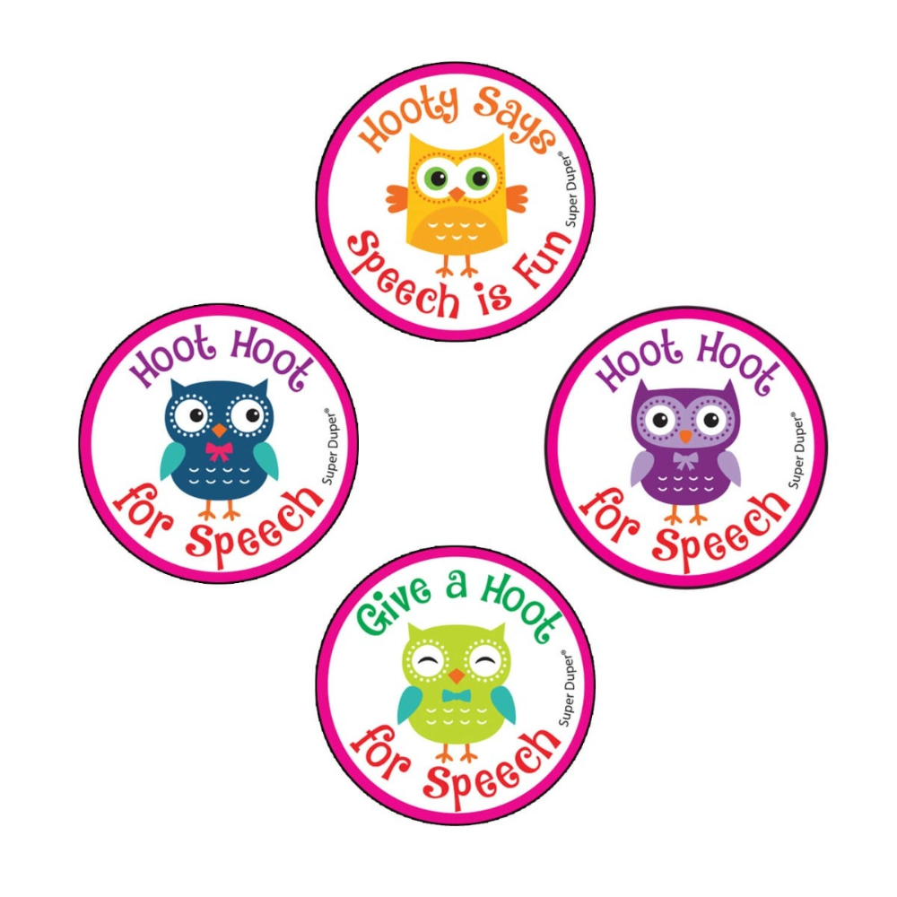 120 Owls Scented Stickers