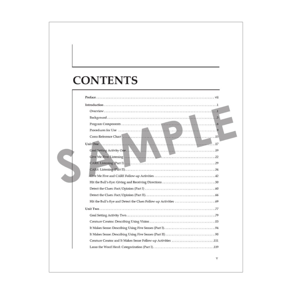 Language Strategies for Children