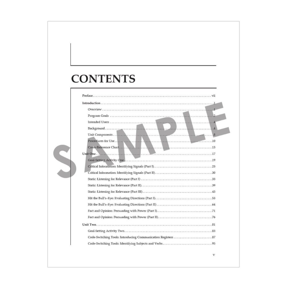 Language Strategies for Older Students
