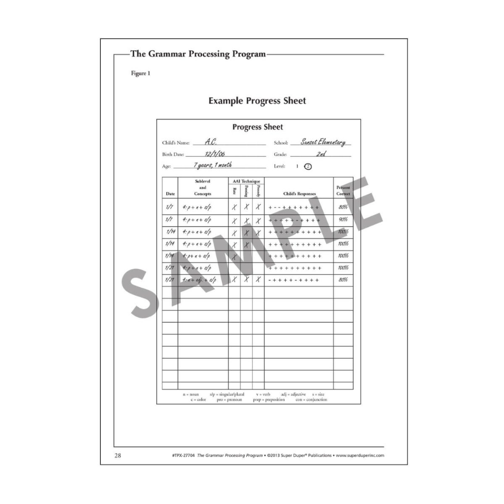 The Grammar Processing Program