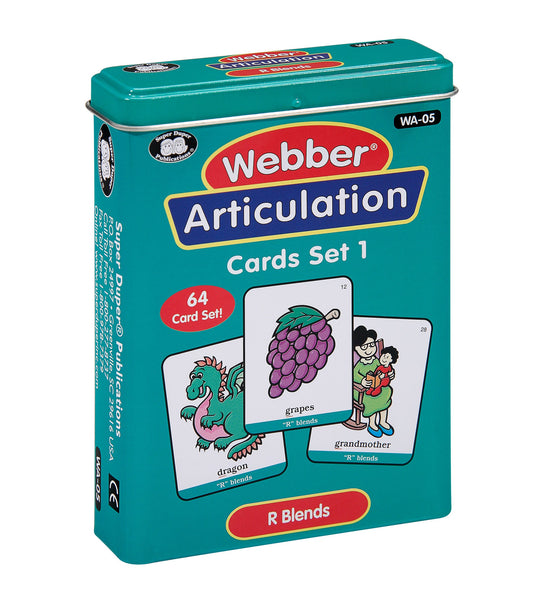 Webber® Articulation Cards - R Blends
