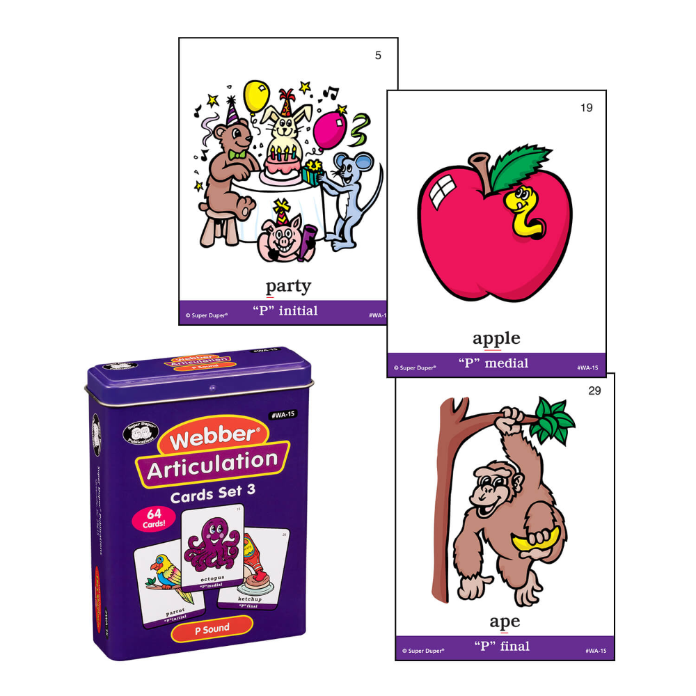 Webber® Articulation Cards Bundle 3
