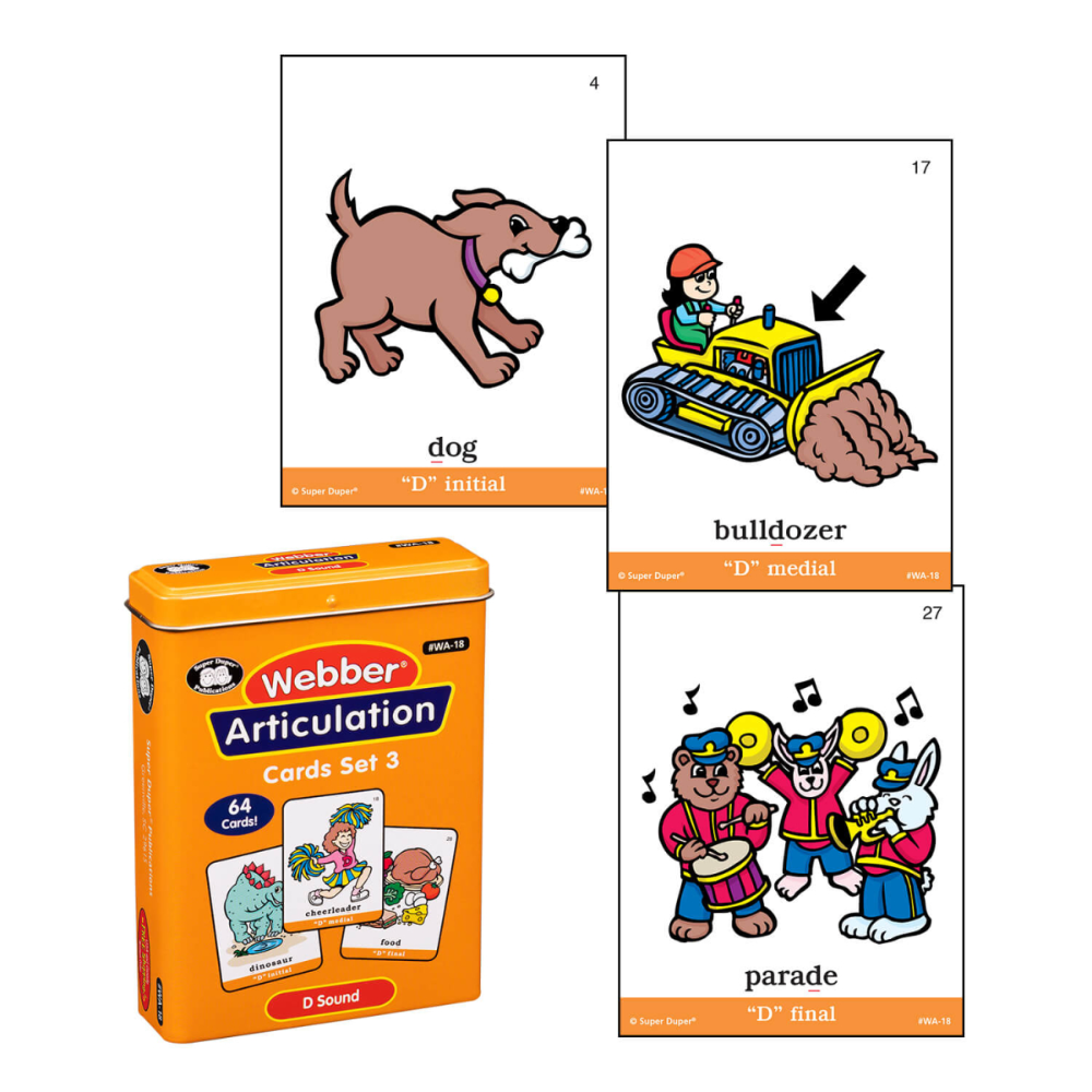 Webber® Articulation Cards Bundle 3