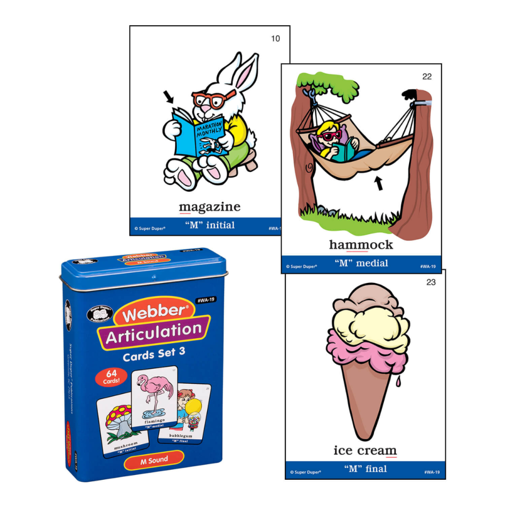 Webber® Articulation Cards Bundle 3