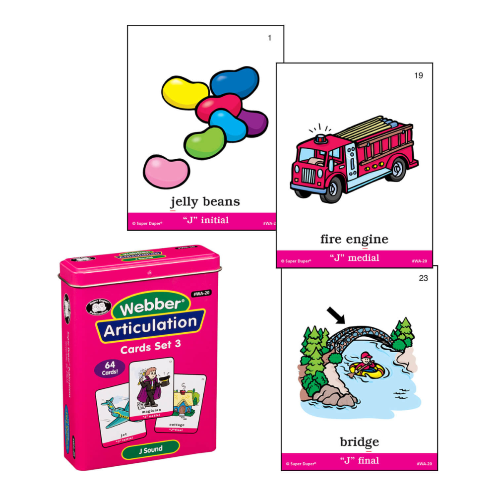 Webber® Articulation Cards Bundle 3