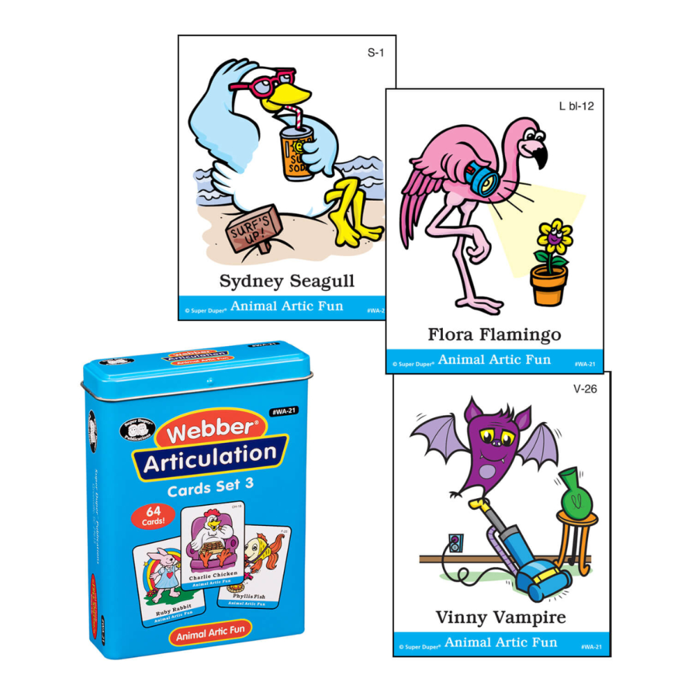 Webber® Articulation Cards Bundle 3