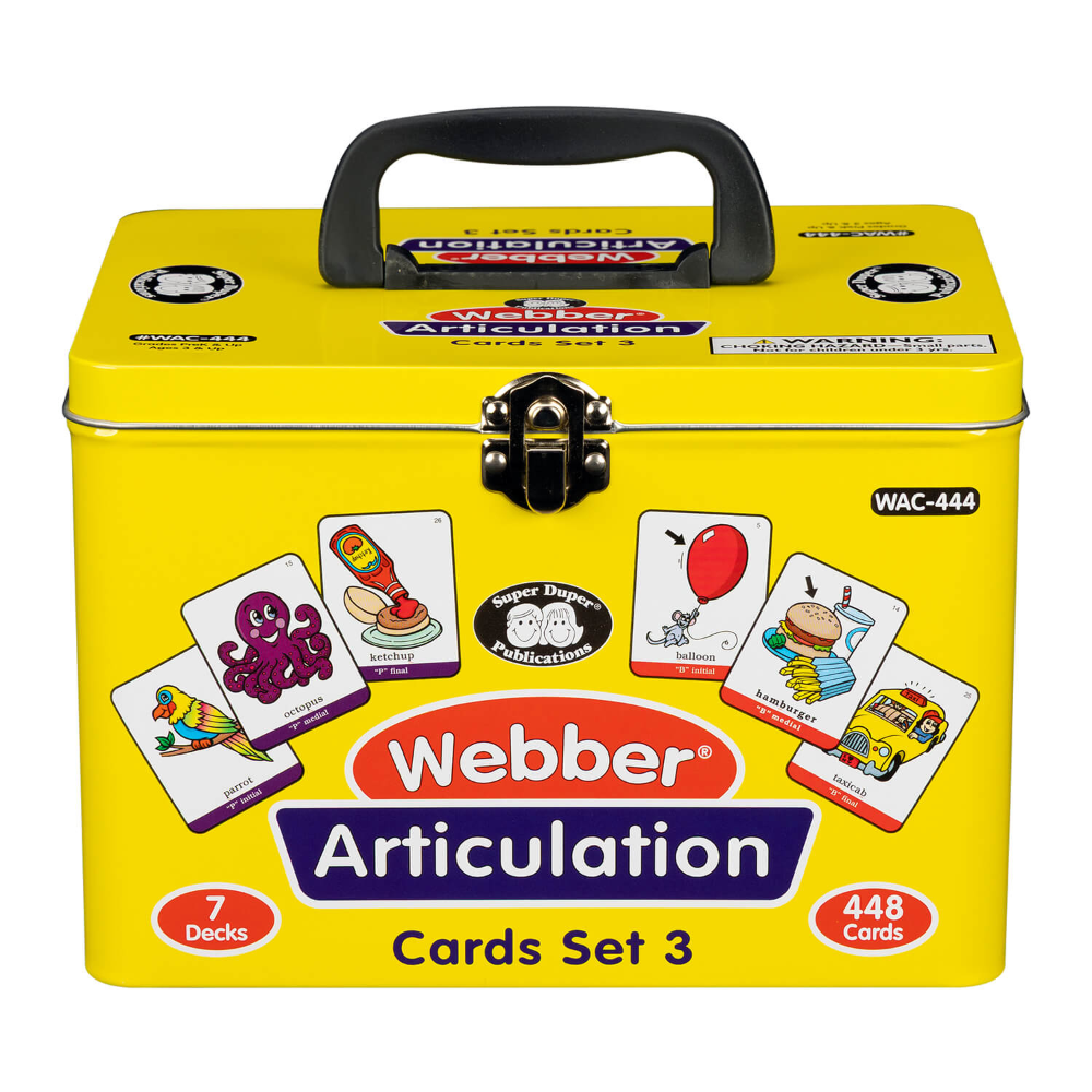 Webber® Articulation Cards Bundle 3