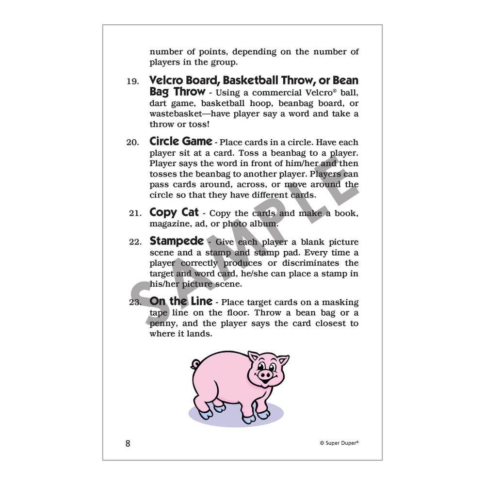 Webber® Articulation Cards Bundle 3