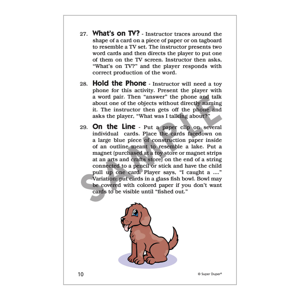 Webber® Articulation Cards Bundle 3