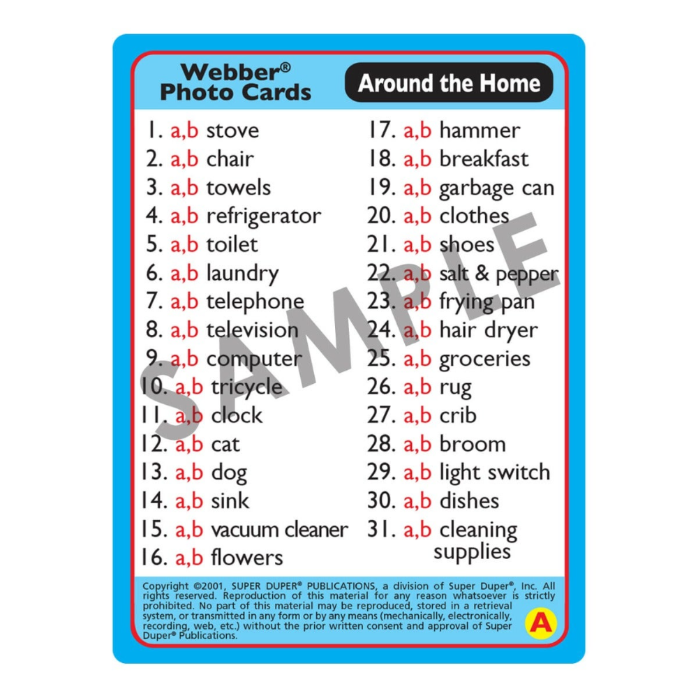 Webber® Photo Cards (Around the Home)