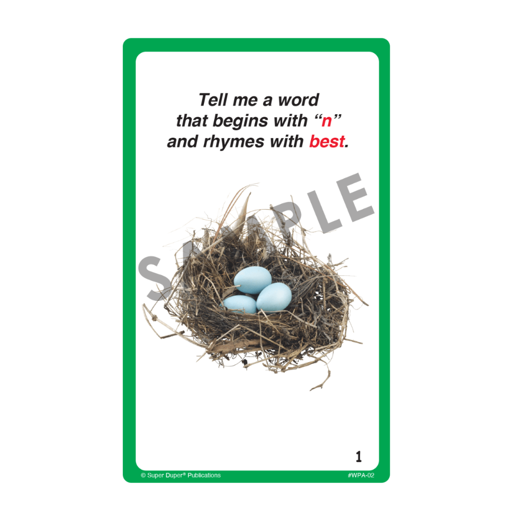 Webber Phonological Awareness Photo Cards