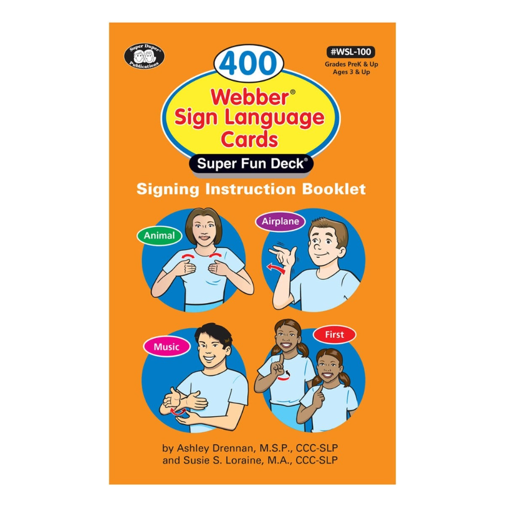 400 Webber Sign Language Cards