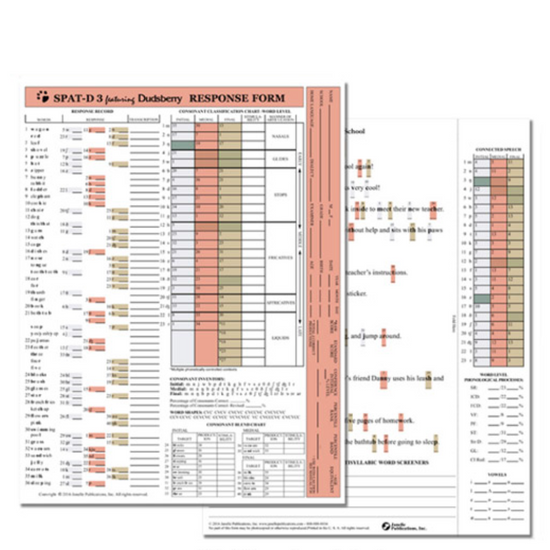 The Structured Photographic Articulation Test (SPAT-D 3) | Canada ...