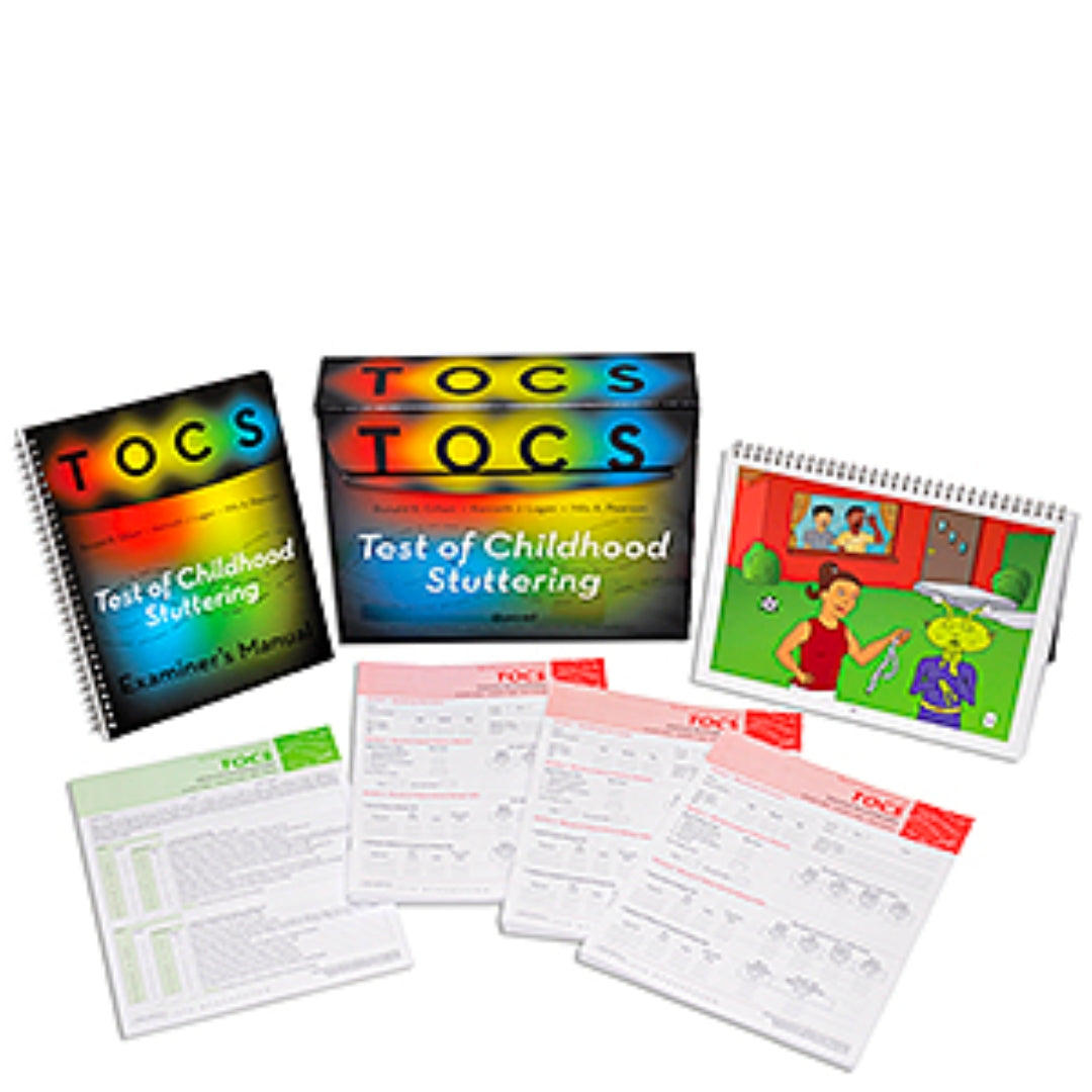 Test of Childhood Stuttering (TOCS) examiner's manual to assess speech fluency and stuttering in children, Canada 